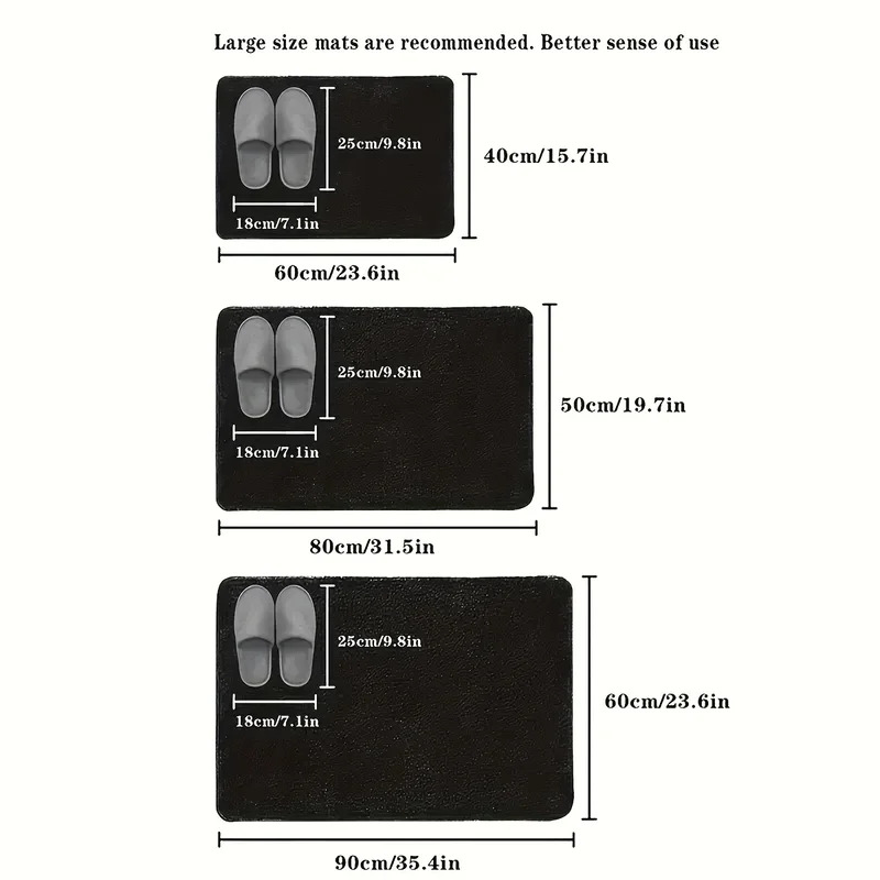 VIKAMA Diatomite Bath Mat Soli - Non Slip Bath Mat ulasan dan harga