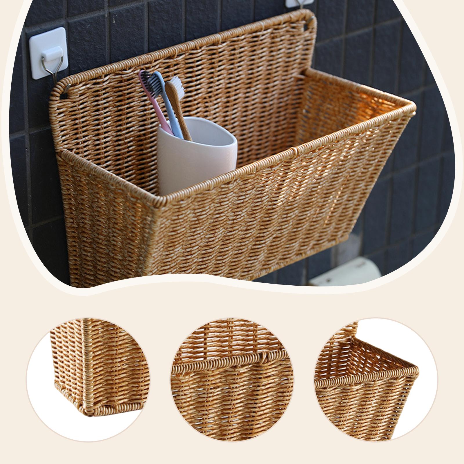 Scandinavian Style Woven Stora - Home Essentials Bathroom Storage ulasan dan harga