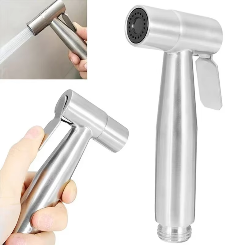 Toilet Bidet Faucet Black Hand - Home Bathroom Cleaning Kit ulasan dan harga