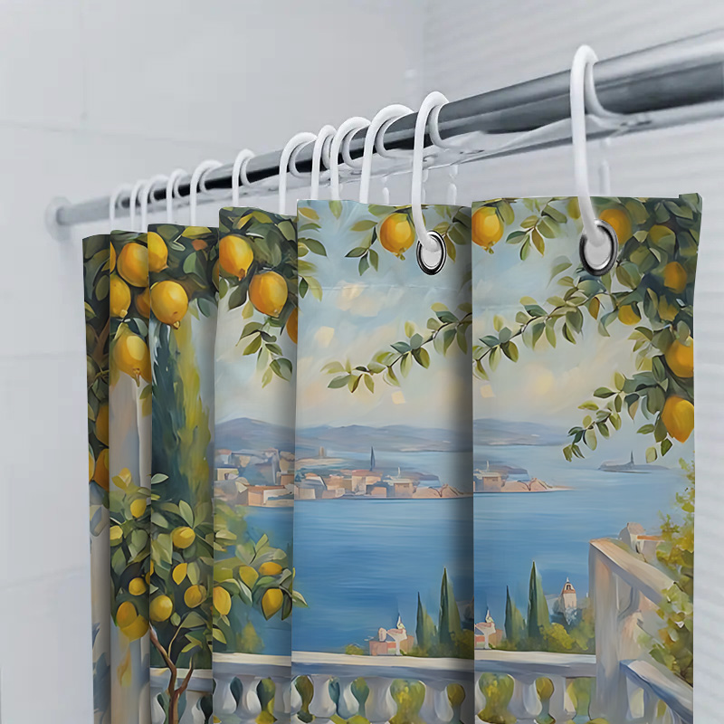 Mediterranean Lemon Garden Sho - Home Bathroom Decor Ideas ulasan dan harga