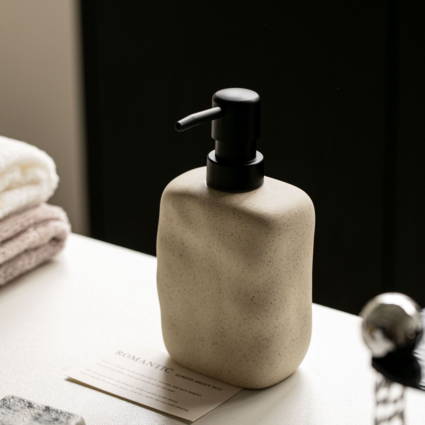 400ML Wabi-sabi Lotion Bottle  - Home Bathroom Soap Dispenser ulasan dan harga