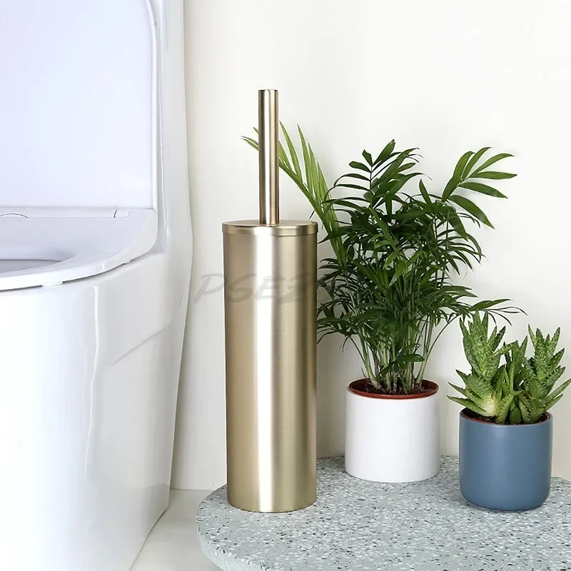 Stainless Steel Toilet Brush S - Home Bathroom Cleaning Kit ulasan dan harga